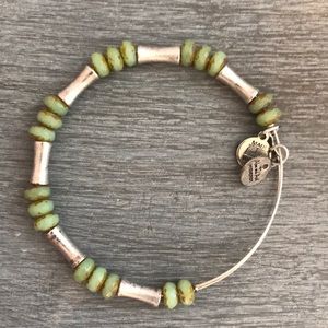 Alex and Ani Jewelry - ALEX AND ANI rustic green beaded bracelet Alex and Ani Jewelry - ALEX AND ANI rustic green beaded bracelet